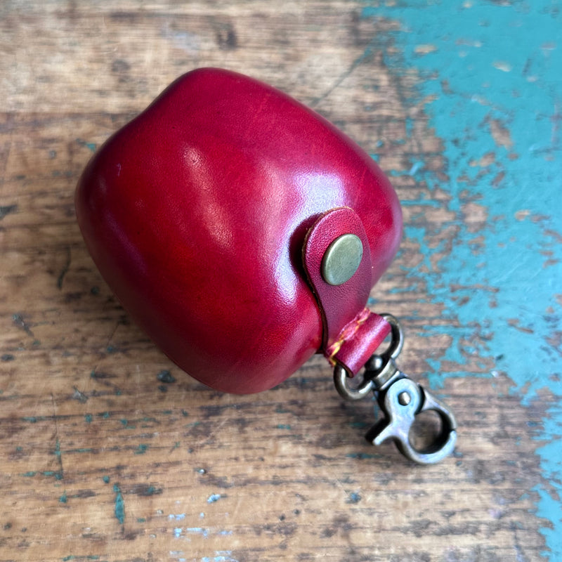 Leather Purse - Apple