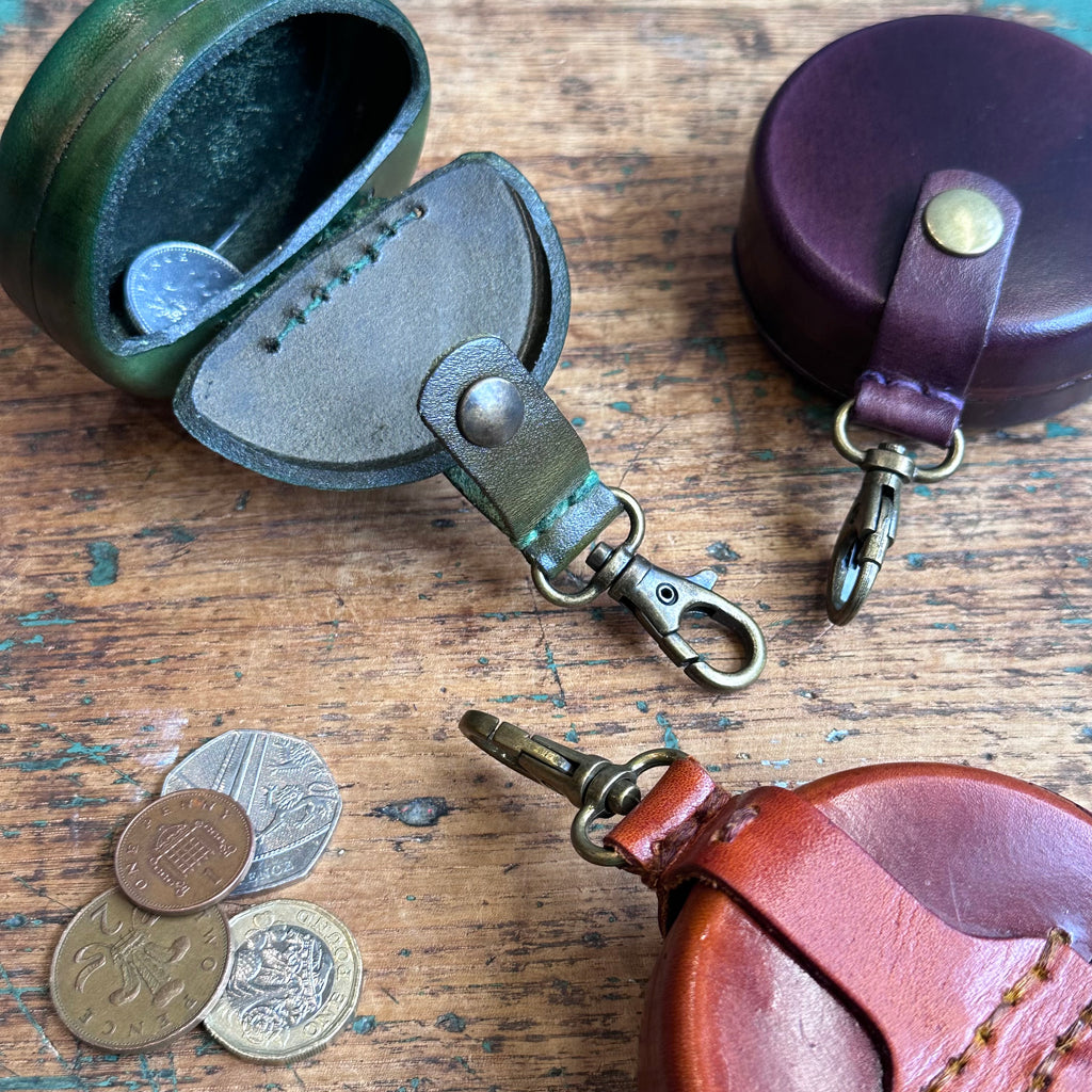 Leather Purse - Disk