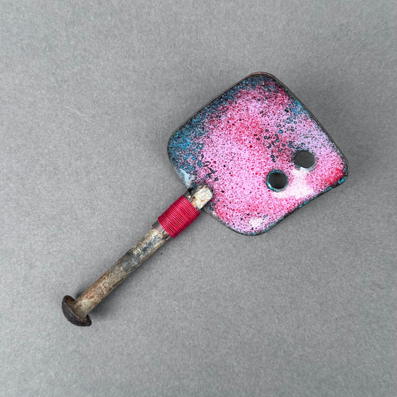 Decorative Enamel Spoon 'Barn Roof Nail’