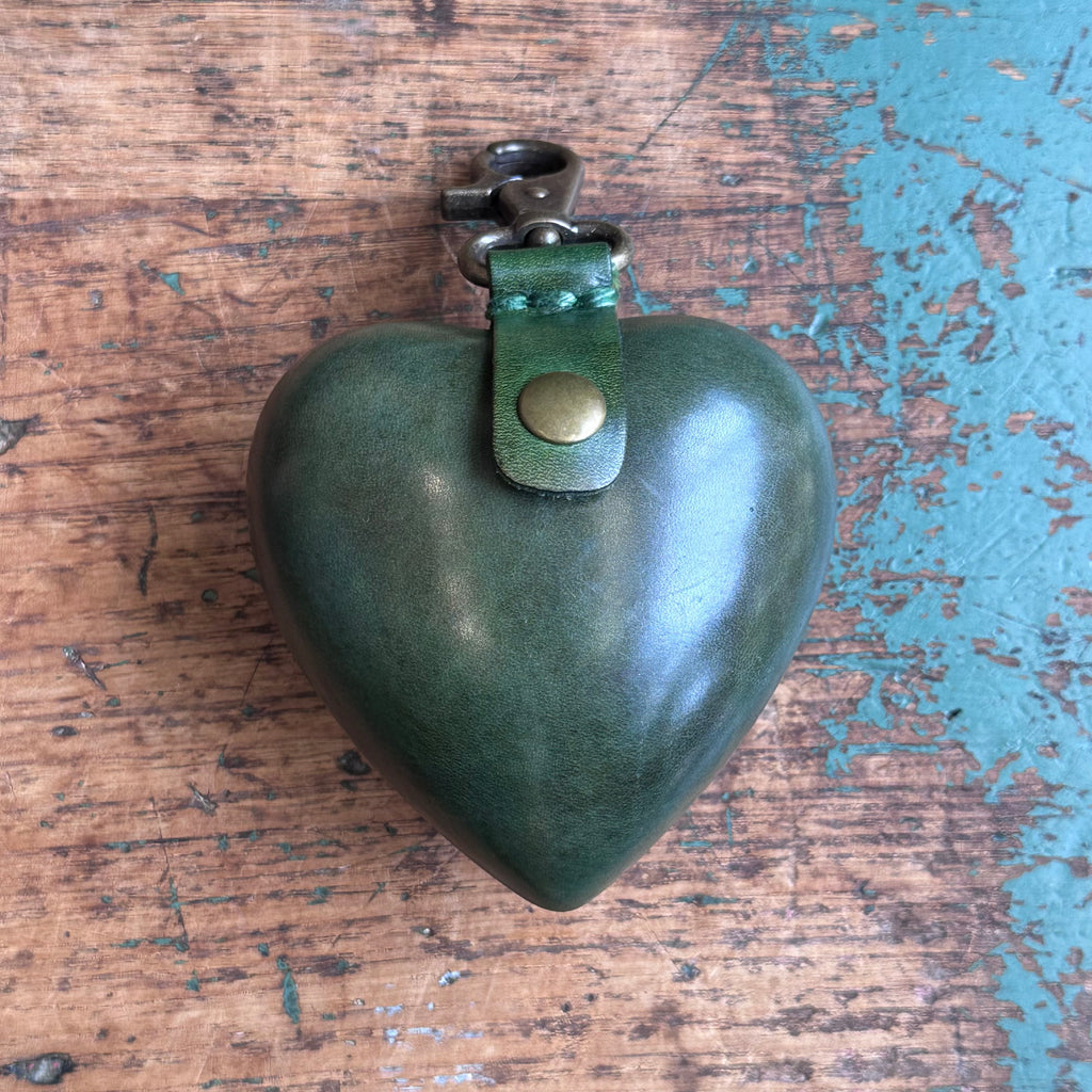 Leather Purse - Heart [Large]
