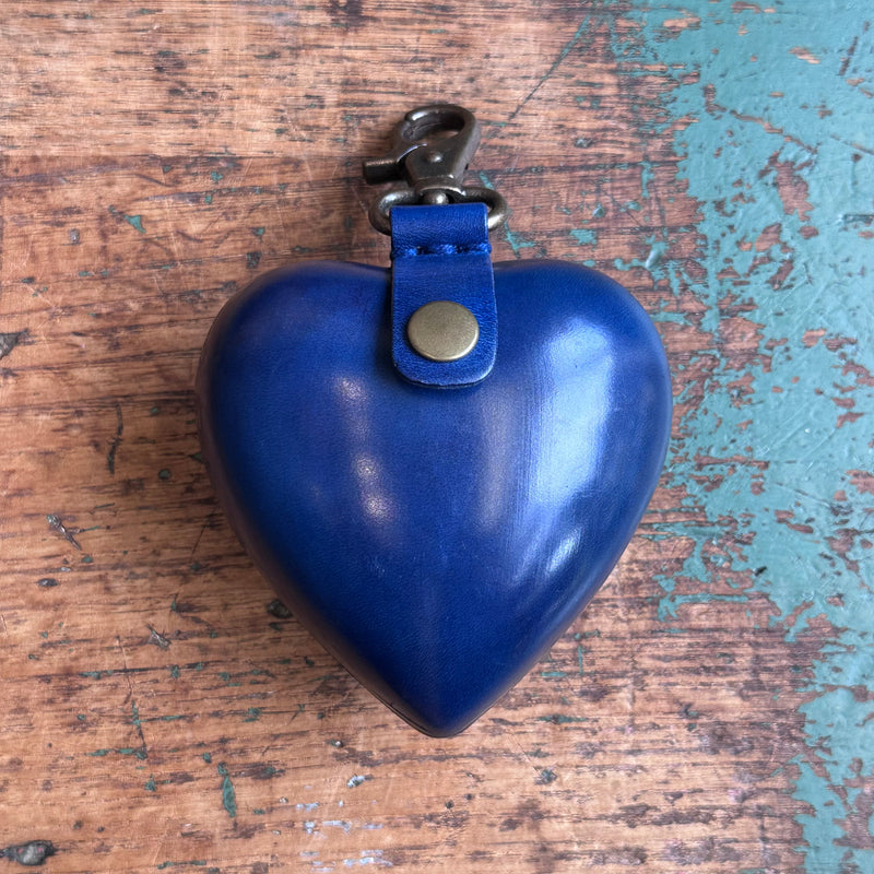 Leather Purse - Heart [Large]