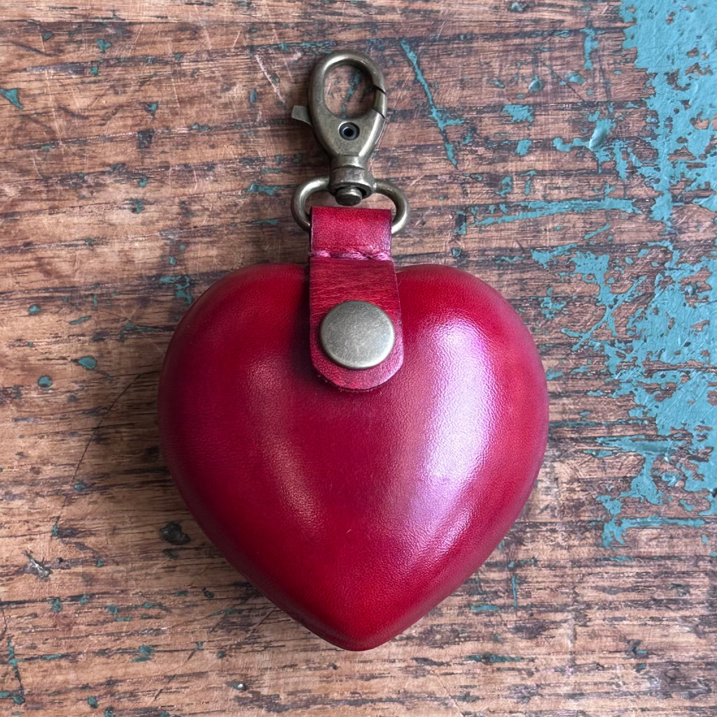 Leather Purse - Heart [Small]
