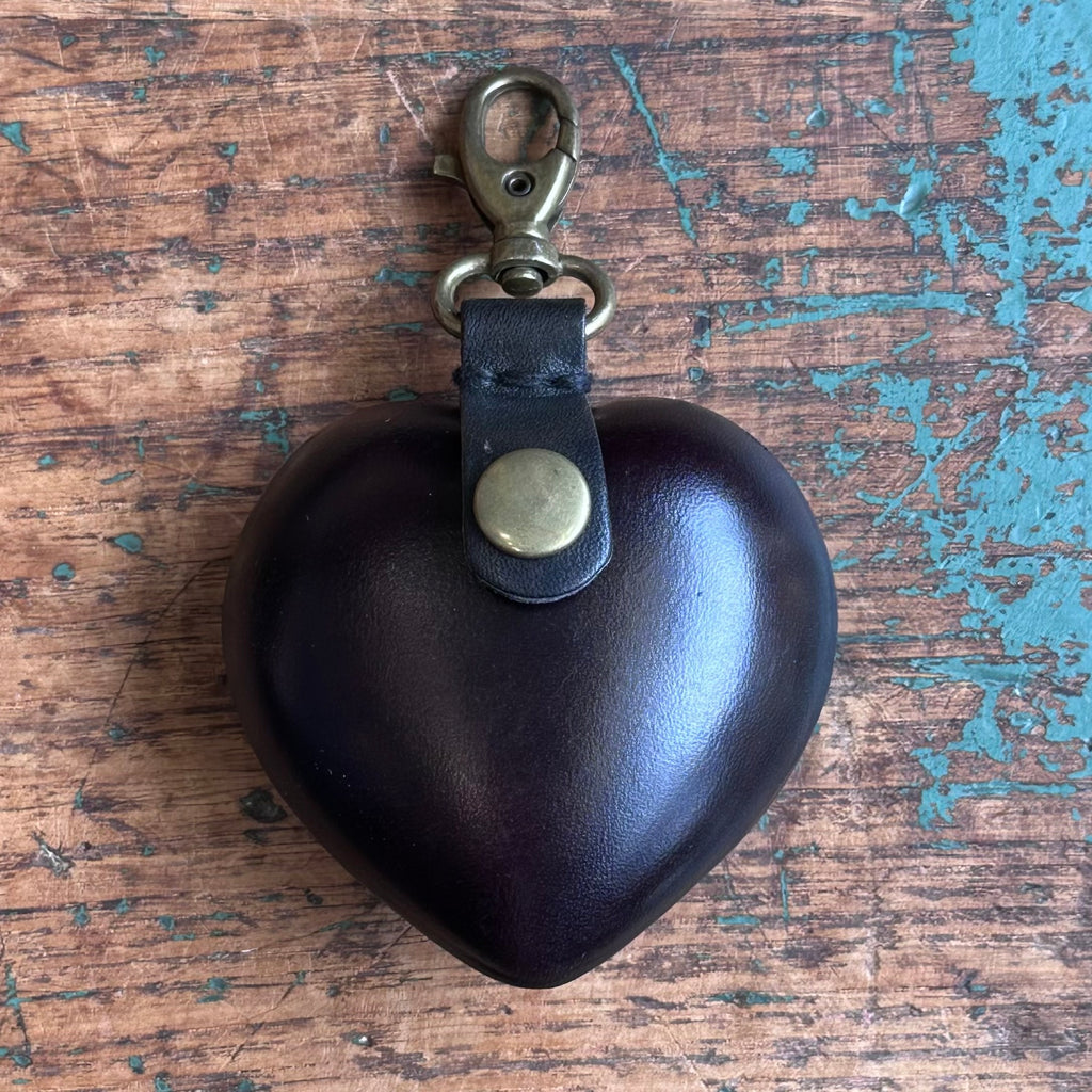 Leather Purse - Heart [Small]