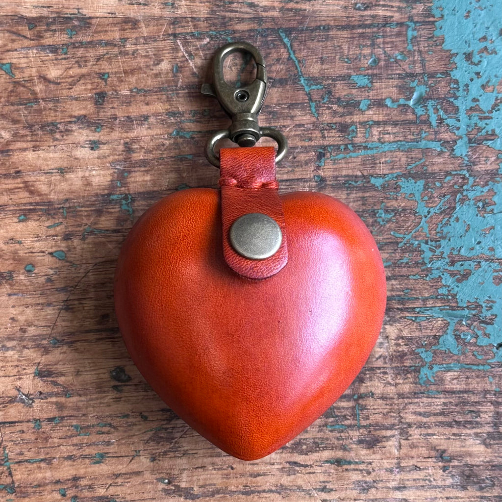 Leather Purse - Heart [Small]