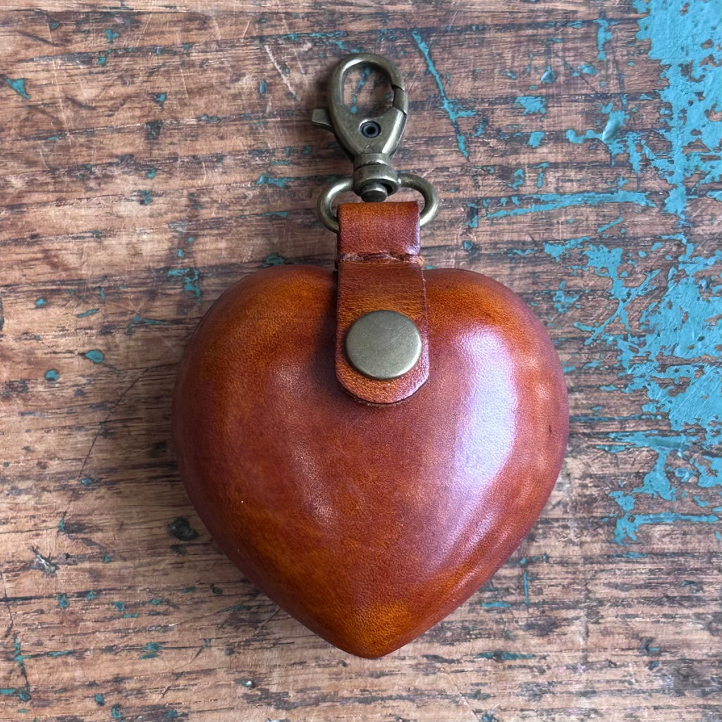 Leather Purse - Heart [Small]
