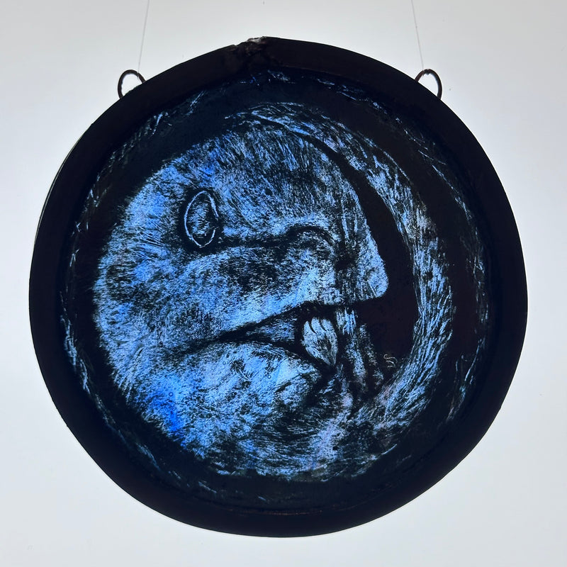 Stained Glass Roundel - Mouse