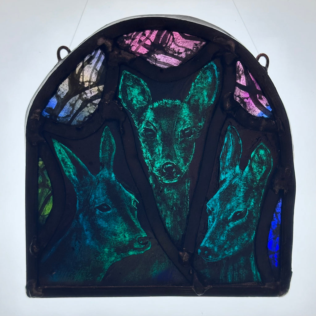 Stained Glass Arch - Deer