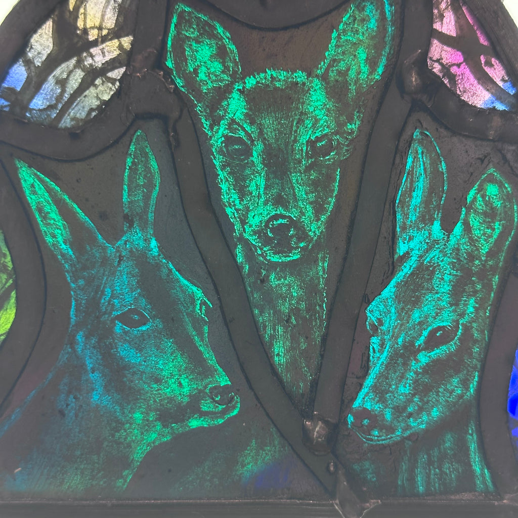 Stained Glass Arch - Deer