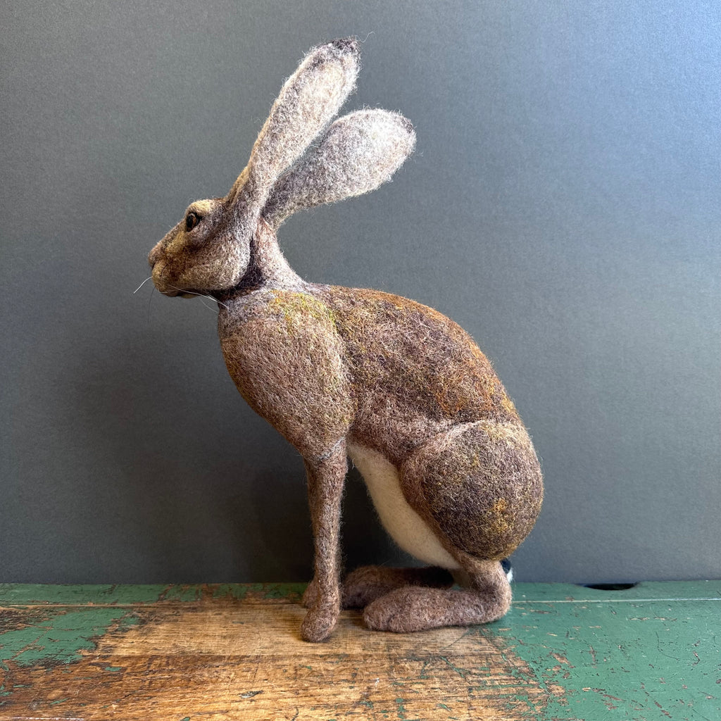 Needle Felted 'Sitting Hare'