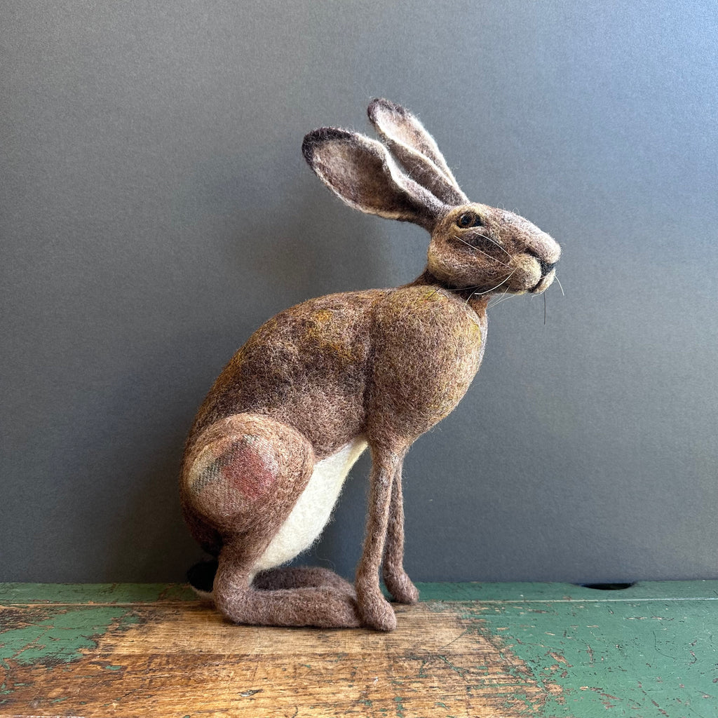 Needle Felted 'Sitting Hare'