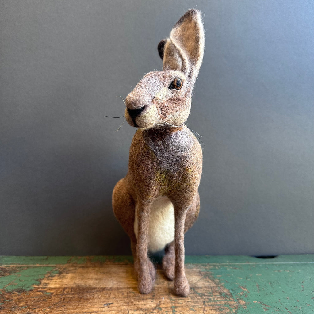 Needle Felted 'Sitting Hare'