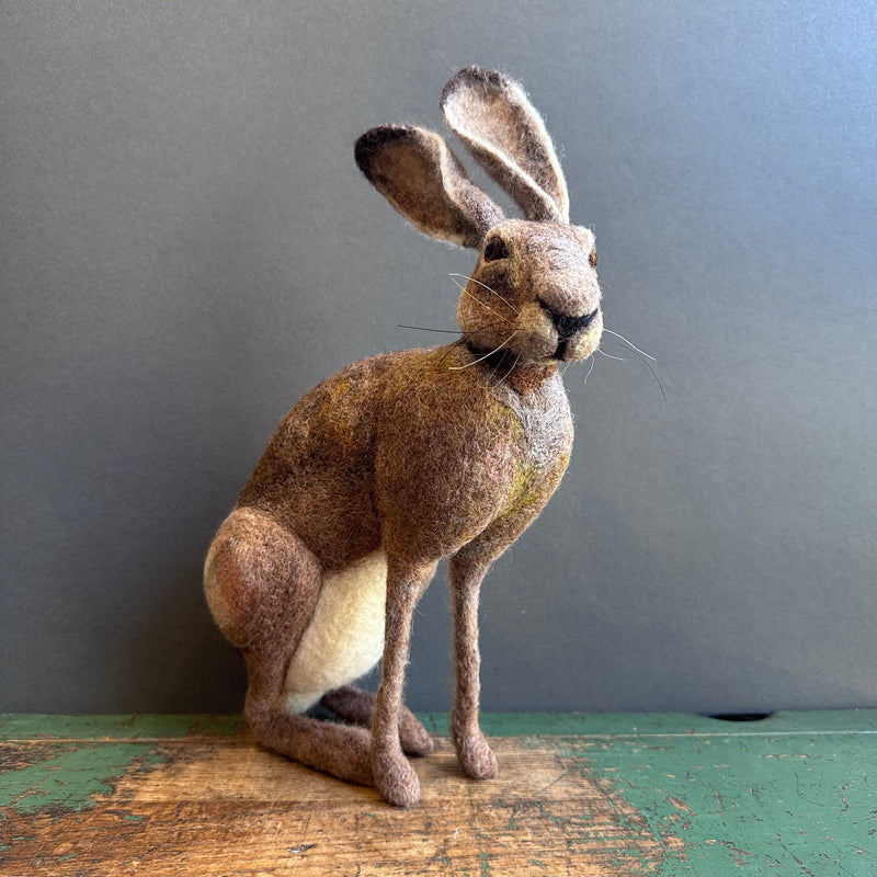 Needle Felted 'Sitting Hare'