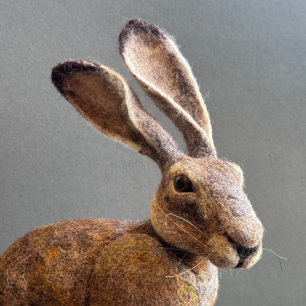 Needle Felted 'Sitting Hare'