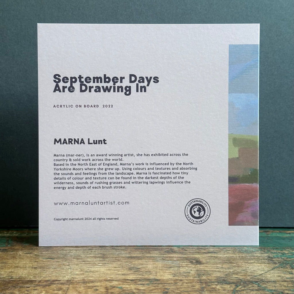 G/Card - Marna Lunt - September Days Are Drawing In