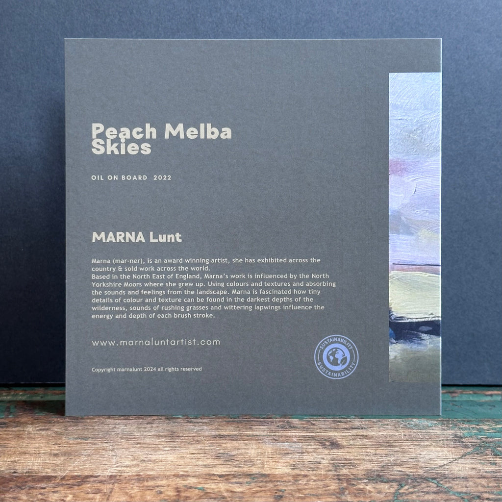 G/Card - Marna Lunt - Peach Melba Skies