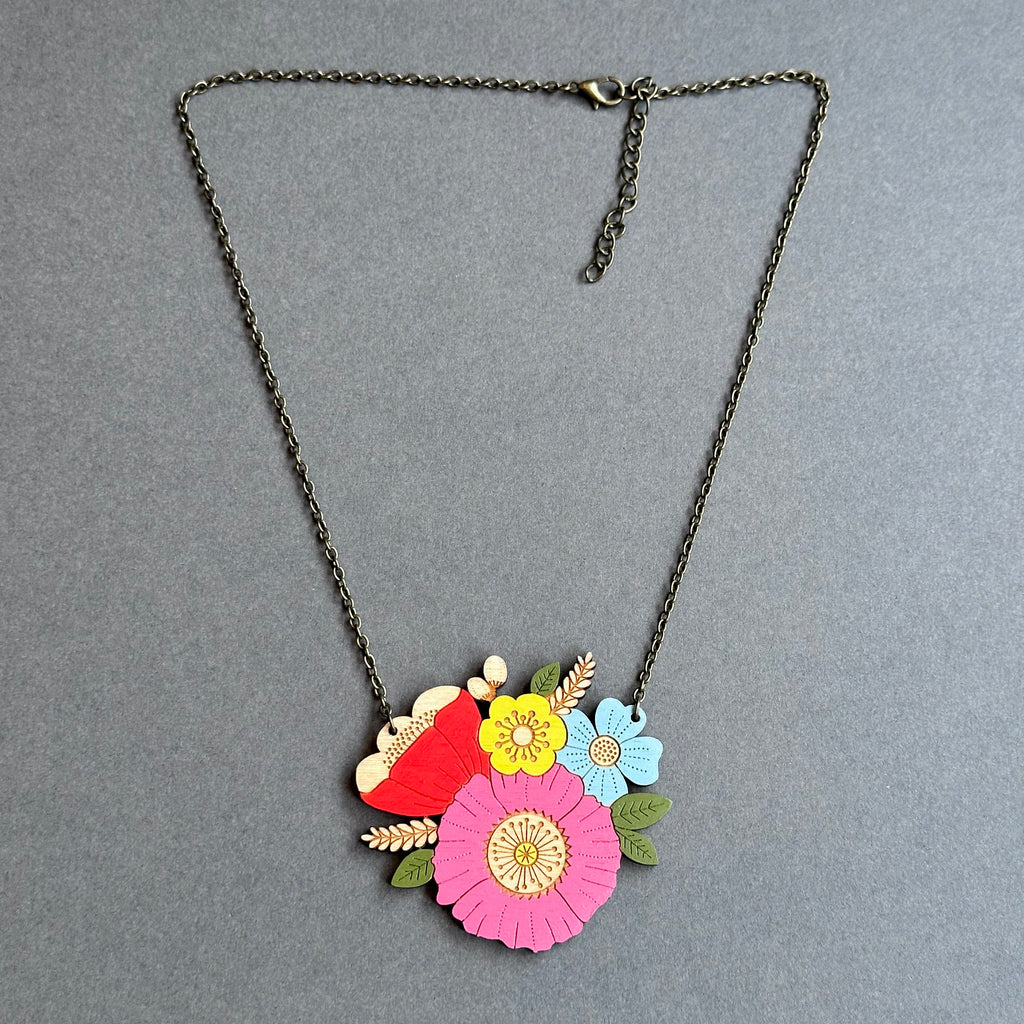 IBC In Bloom Necklace ‘Poppy Posy’