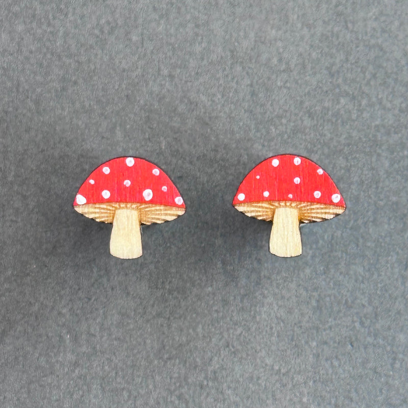 ALC  Autumn Leaves Stud Earrings ‘Toadstool’