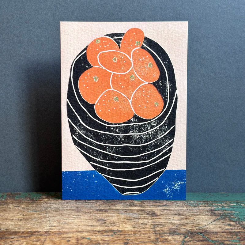 Art Card ‘Still Life, Bowl of Oranges’