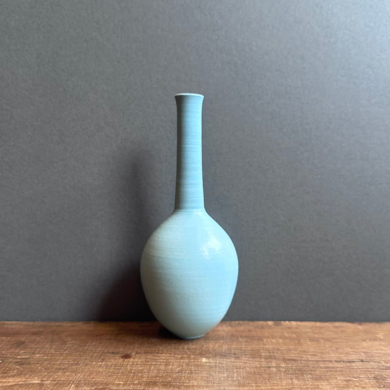 Vase - Long Necked - Pale Turquoise #16