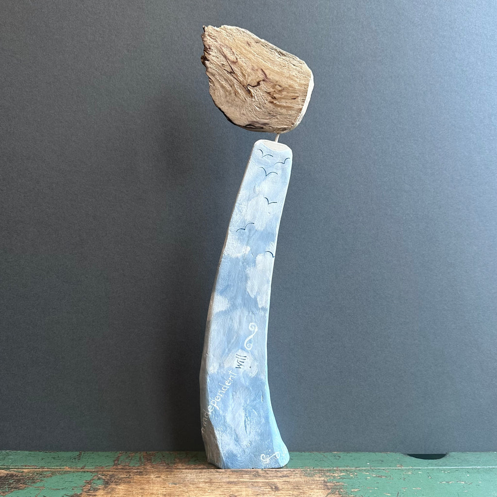 Brontë Quote ‘I am no Bird…’ Driftwood Sculpture