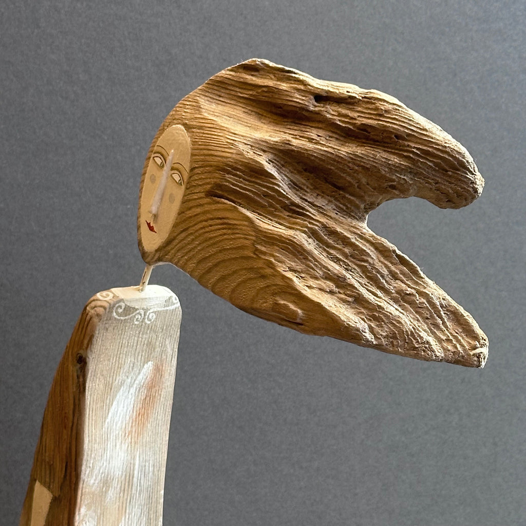 Brontë Quote ‘That wind is from the North…’ Driftwood Sculpture