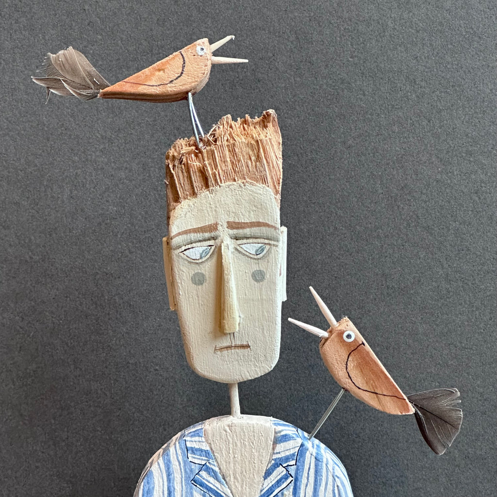 Dawn Chorus ‘Peter’ Driftwood Sculpture