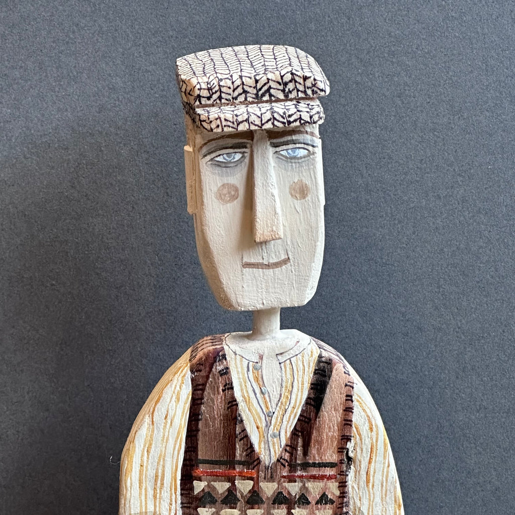 Man in Flat Cap ‘Norman’ Driftwood Sculpture