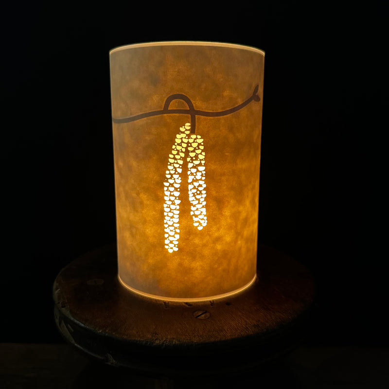 Candle Cover - Hazel Catkins