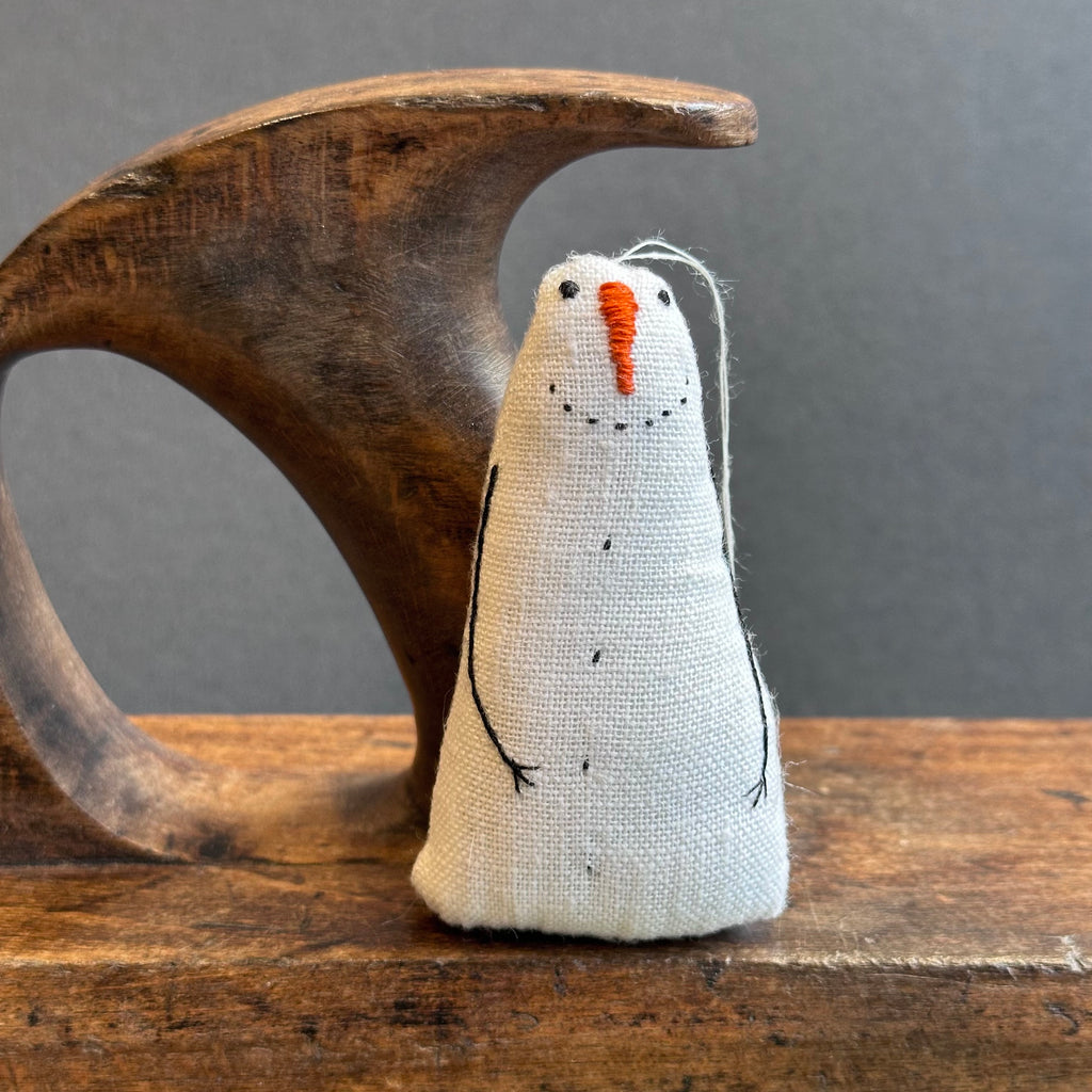 Hand Stitched - Snowman - Midi