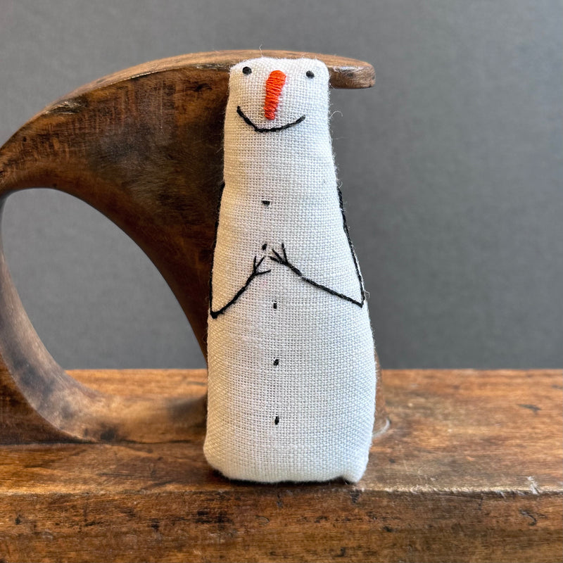 Hand Stitched - Snowman - Large