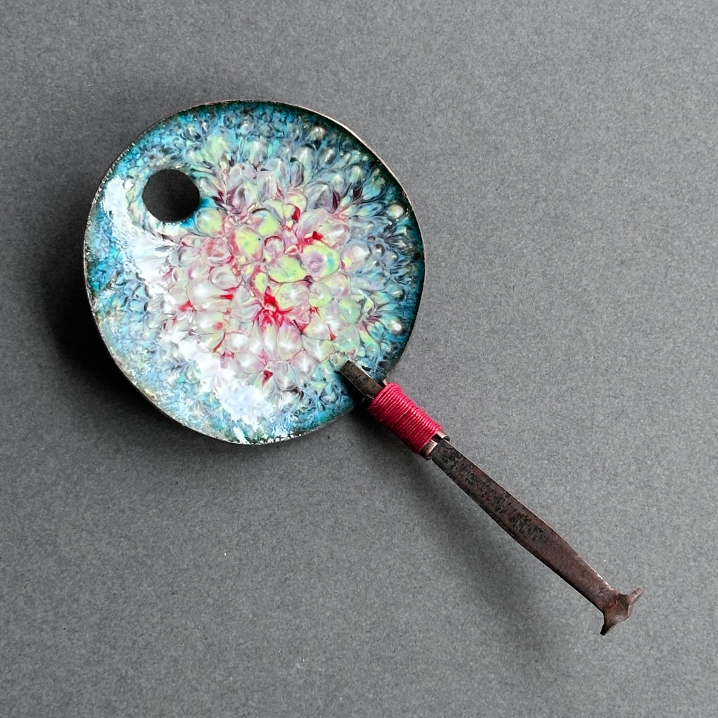 Decorative Enamel Spoon 'Flat Nail’