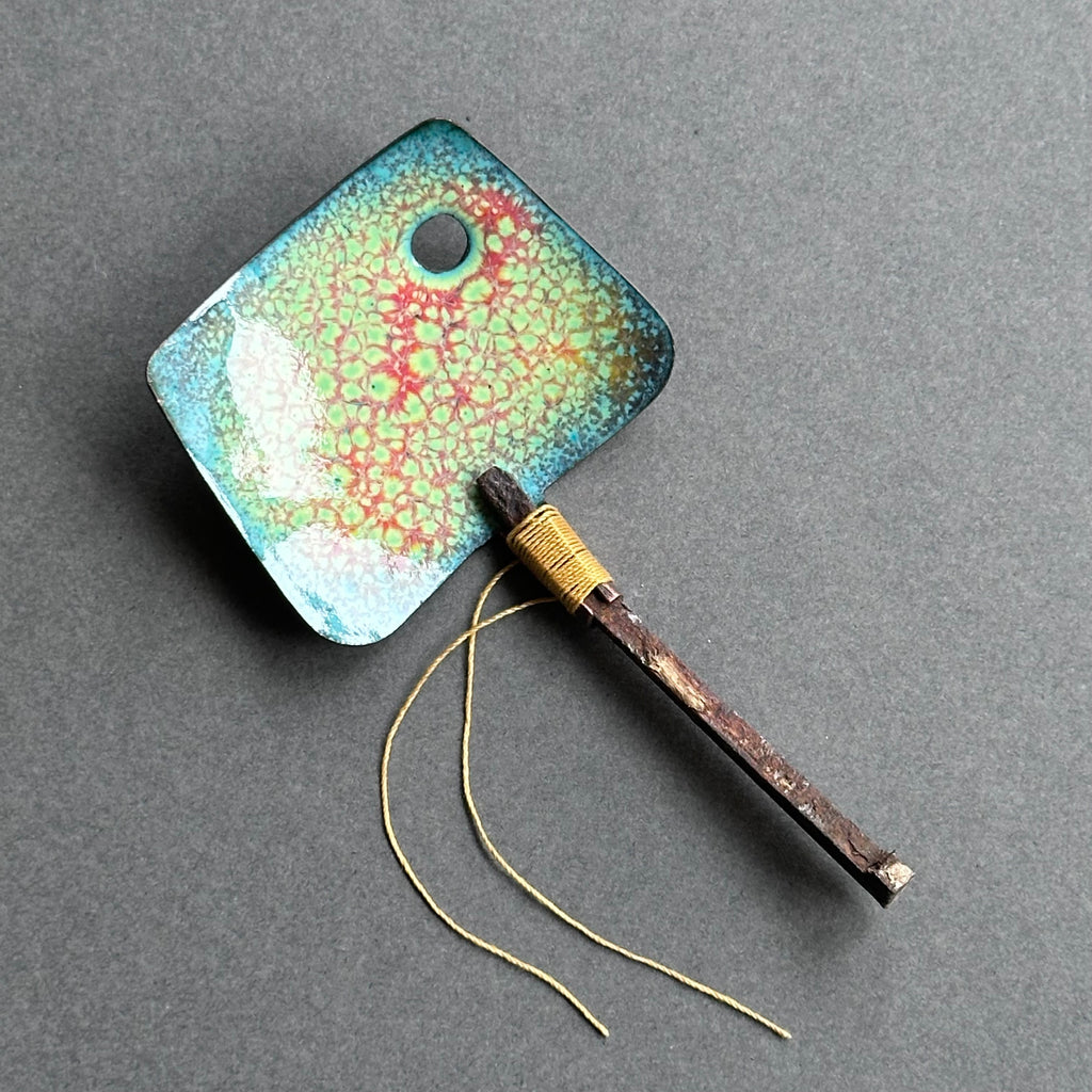 Decorative Enamel Spoon 'Flat Nail’