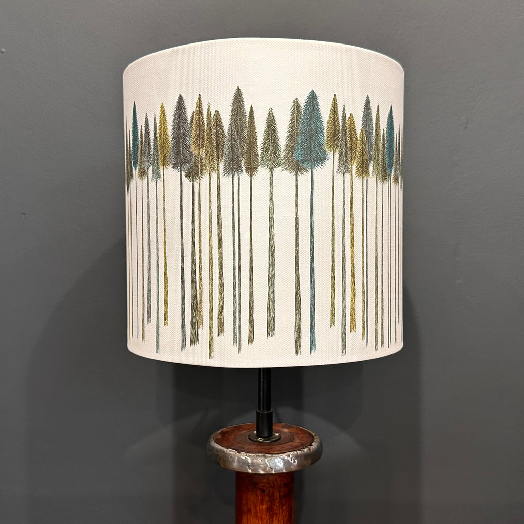 20cm Lamp Shade 'Green Trees'