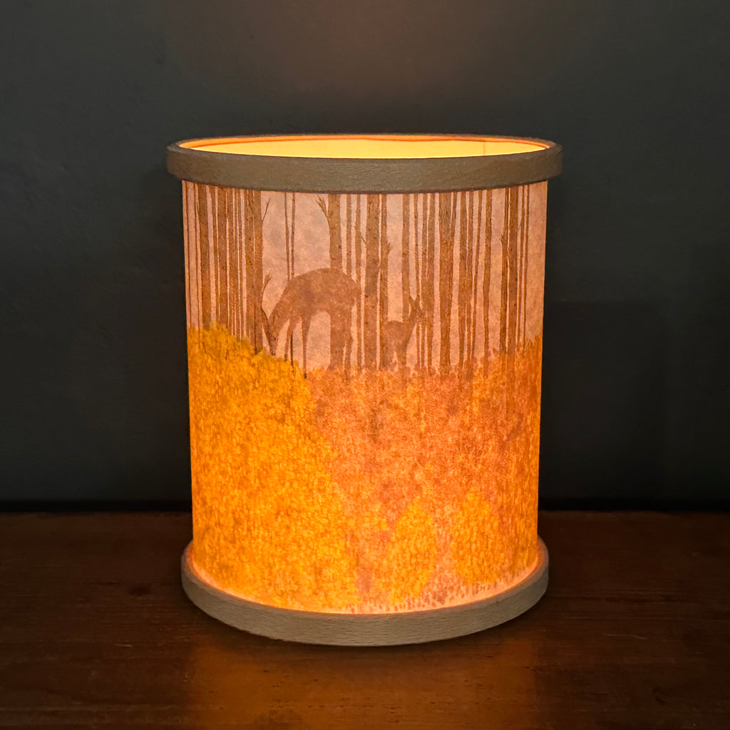 Candle Cover 'Woodland Deer’