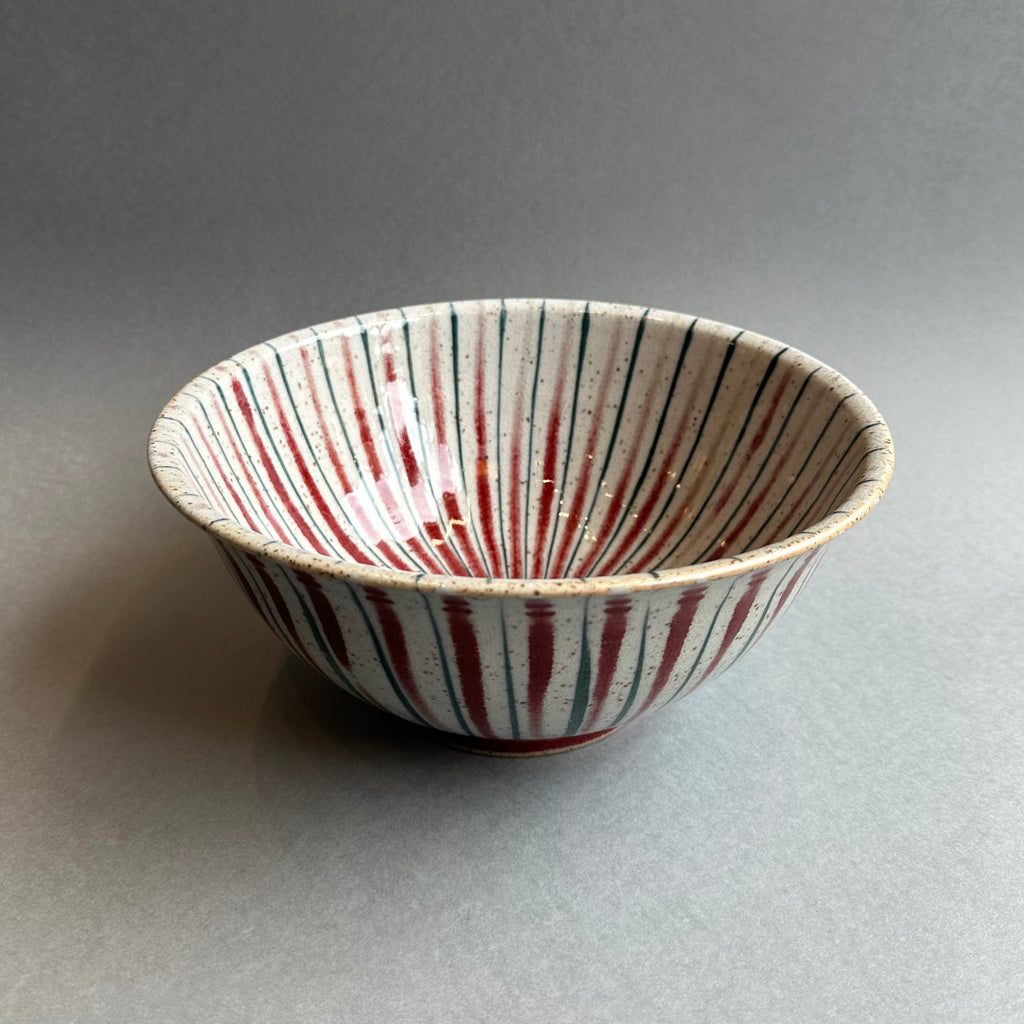 Small Bowl - Red Pinstripe