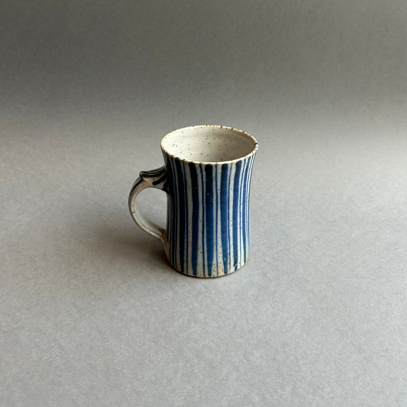 Small Mug - Blue Pinstripe