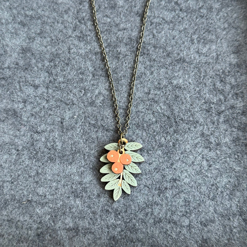 Autumn Leaves Necklace ‘Rowan Leaf’