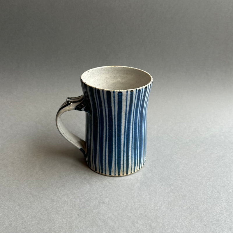 Large Mug - Blue Pinstripe