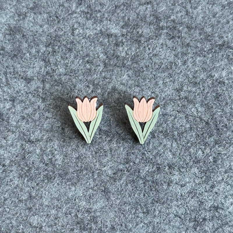 IBC In Bloom Stud Earrings ‘Tulip’