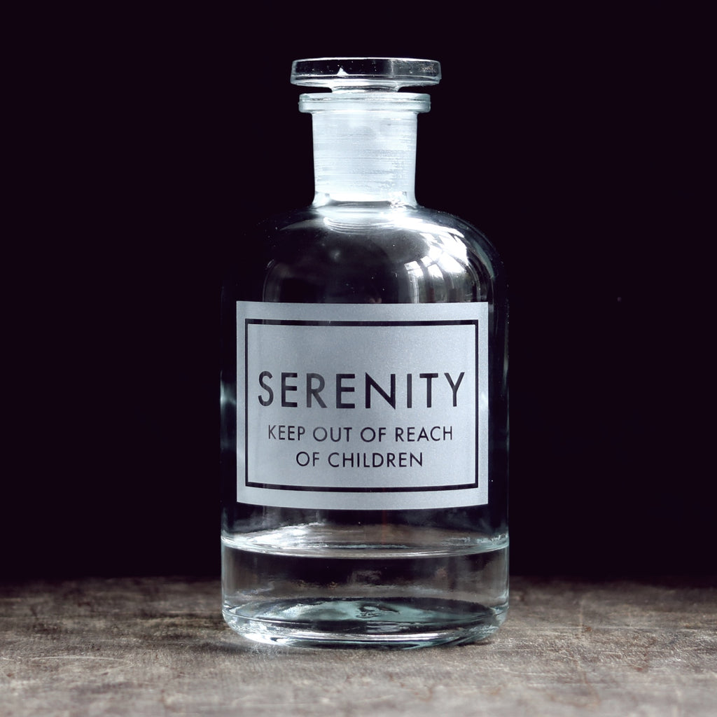 Etched Apothecary Bottle 250ml