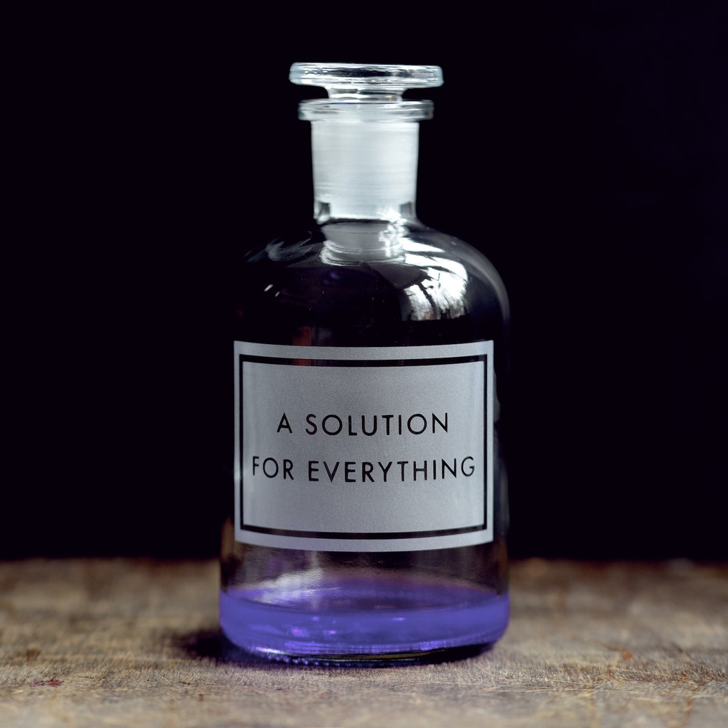 Etched Apothecary Bottle 250ml