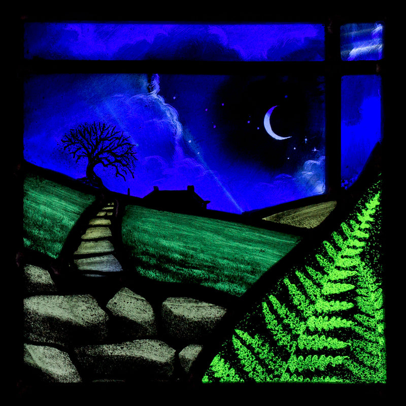 Stained Glass Panel ‘Bronte Landscape’