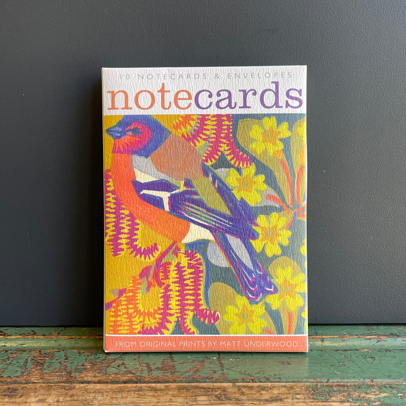 Notecards Matt Underwood ‘Catkins and Primroses & Dunnock among Aconites’