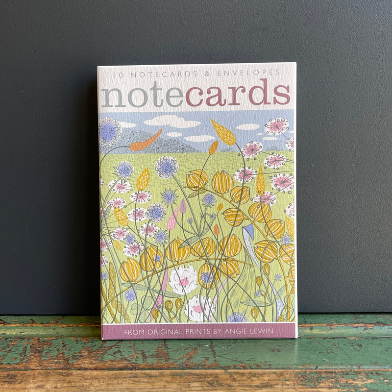Notecards Angie Lewin ‘Machair & Plantain and Thrift’