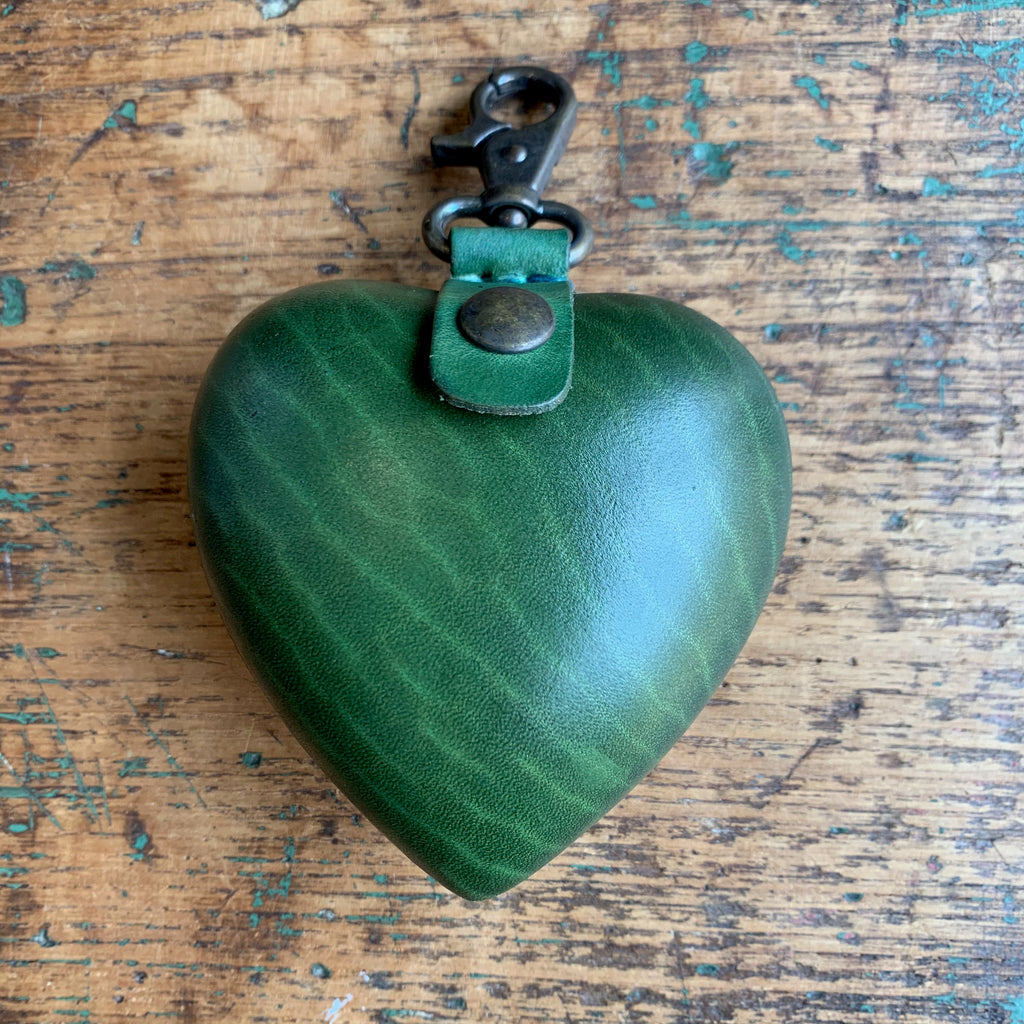 Leather 'Large Heart' Purse