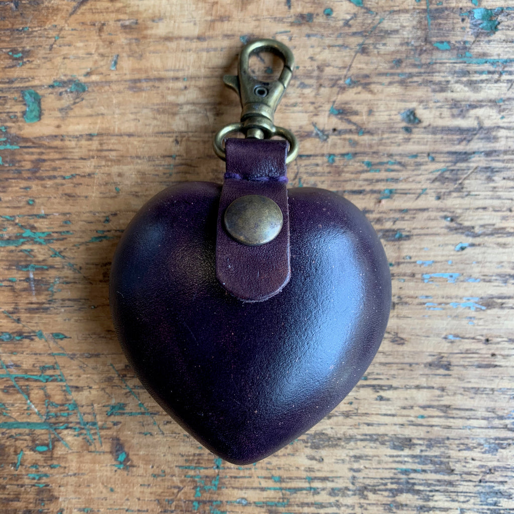Leather Purse - Heart [Small]