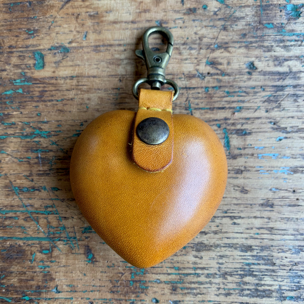 Leather Purse - Heart [Small]
