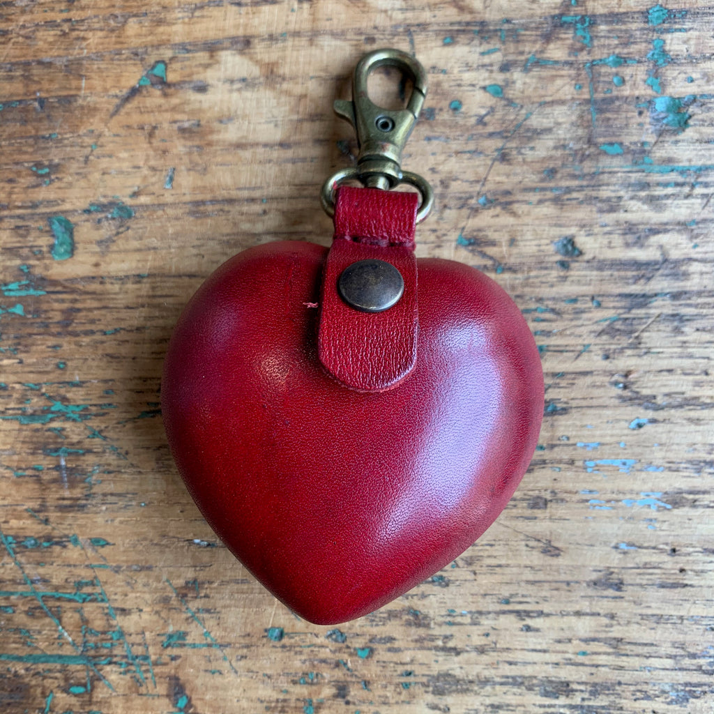 Leather 'Small Heart' Coin Purse
