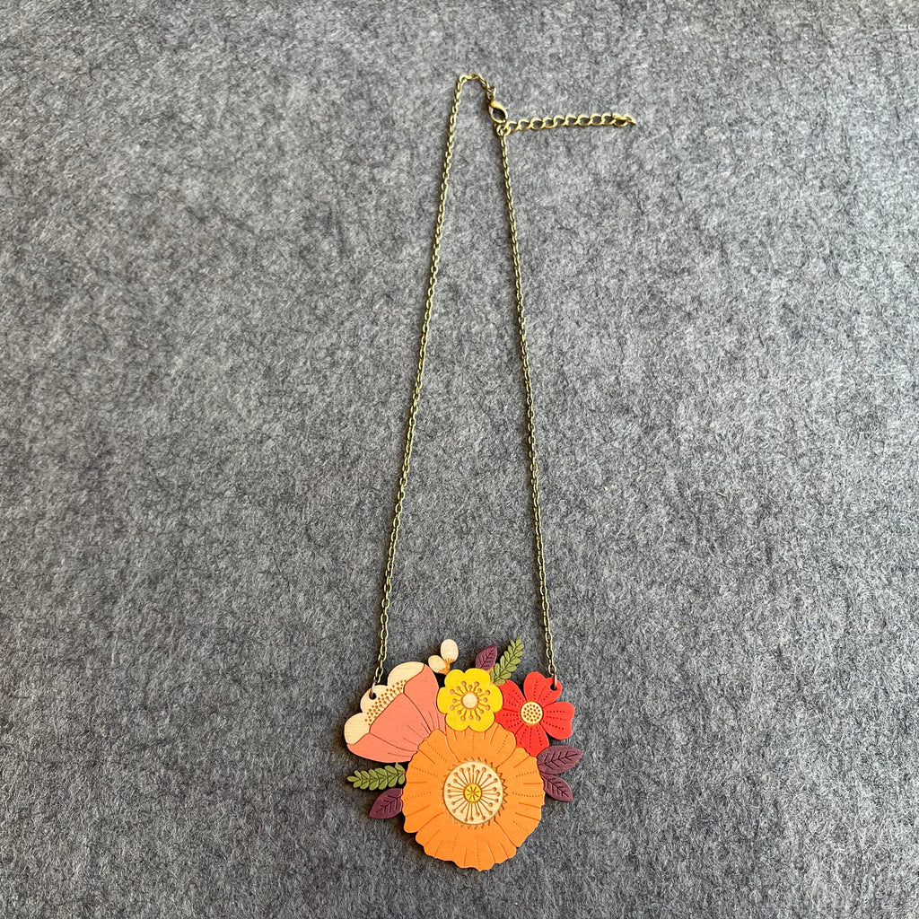 In Bloom Necklace ‘Autumn Posy’