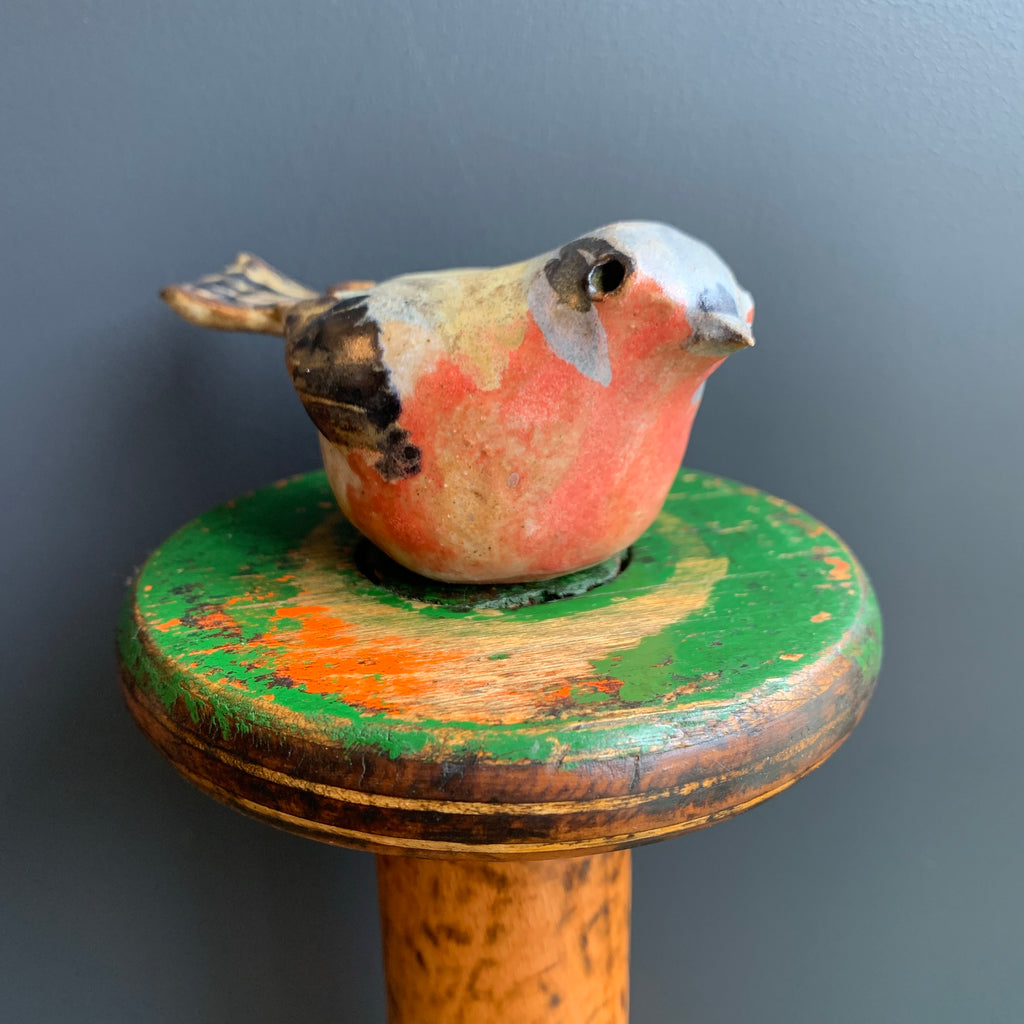 Stoneware Bird ‘Chaffinch’